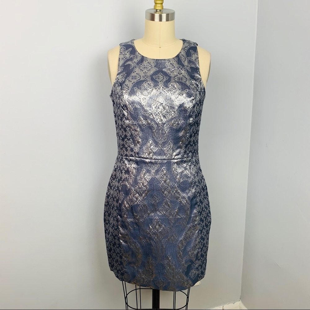 H&M Metallic Sleeveless Dress
